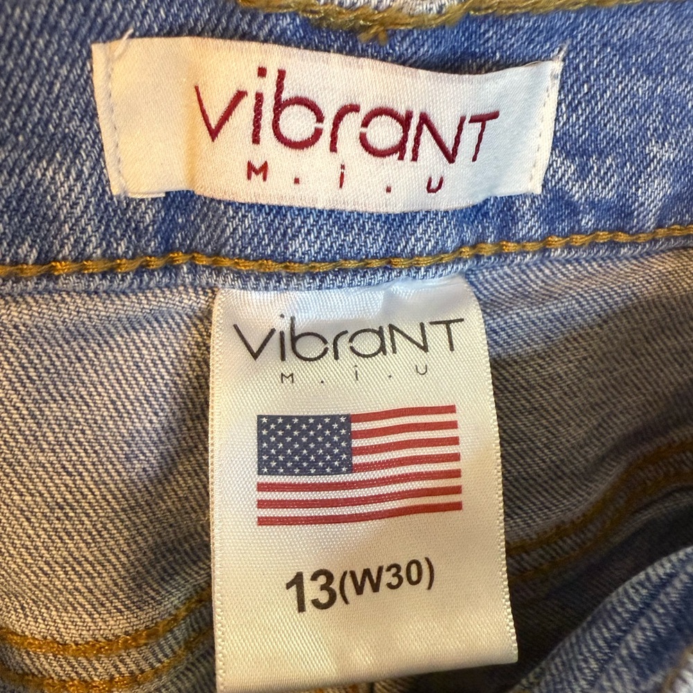 Women’s Vibrant MIU Wide‎ Leg Jeans - Size 13 - NWT - Picture 5 of 10